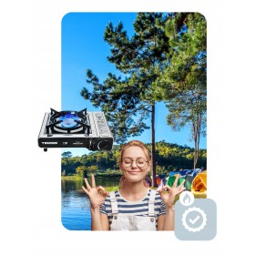 GAZOWA KUCHENKA TURYSTYCZNA TIROSS TS265 2.2KW I 4 BUTLE GAZOWE TS700