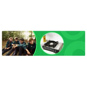 GAZOWA KUCHENKA TURYSTYCZNA TIROSS TS265 2.2KW I 4 BUTLE GAZOWE TS700