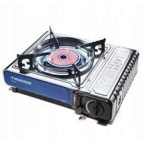 KUCHENKA TURYSTYCZNA TIROSS TS-266 SREBRNA 1650 W + 4 x BUTLE GAZOWE TS700