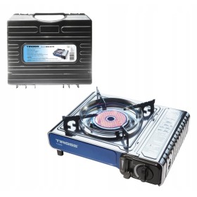 KUCHENKA TURYSTYCZNA TIROSS TS-266 SREBRNA 1650 W + 4 x BUTLE GAZOWE TS700