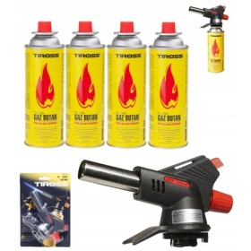 PALNIK GAZOWY NA GAZ KARTUSZE TIROSS TS-705 + 4GAZ ts700