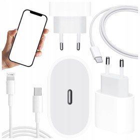 SZYBKA ŁADOWARKA IPHONE 25W USB-C + KABEL 1,5M DO IPHONE 11 12 13 14 PROMAX