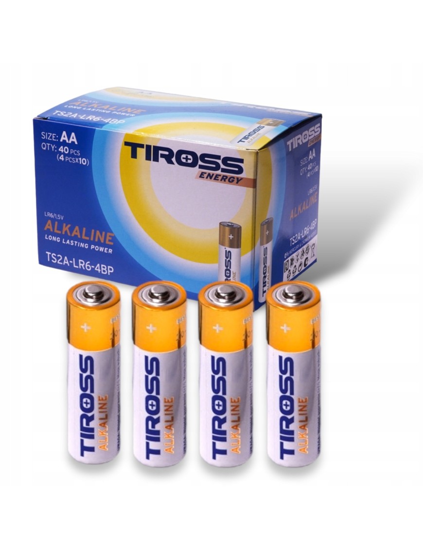 Bateria alkaliczna Tiross AA (R6) 4 szt