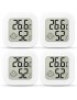 TERMOMETR CYFROWY ELEKTRONICZNA STACJA POGODY HIGROMETR POKOJOWY 4 SZTUKI