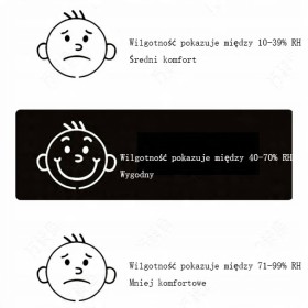 TERMOMETR CYFROWY ELEKTRONICZNA STACJA POGODY HIGROMETR POKOJOWY 4 SZTUKI