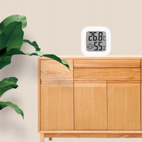 TERMOMETR CYFROWY ELEKTRONICZNA STACJA POGODY HIGROMETR POKOJOWY 4 SZTUKI