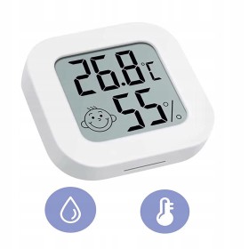 CYFROWY TERMOMETR STACJA POGODY HIGROMETR POKOJOWY 3 sztuki