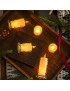 12x ŚWIECA 11CM ŚWIECZKA ELEKTRYCZNA OZDOBNA WKŁAD DO ZNICZY LED ZESTAWIE