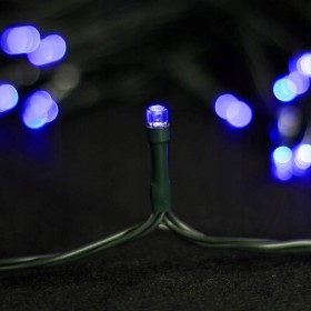 LAMPKI ŚWIATEŁKA NA CHOINKĘ ZEWNĘTRZNE WEWNĘTRZNE 100LED NIEBIESKI MOCNE
