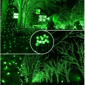 LAMPKI ŚWIATEŁKA NA CHOINKĘ ZEWNĘTRZNE WEWNĘTRZNE 100LED ZIELONY MOCNE