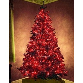 LAMPKI ŚWIATEŁKA NA CHOINKĘ ZEWNĘTRZNE WEWNĘTRZNE 100LED CZERWONY MOCNE