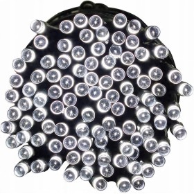 LAMPKI ŚWIATEŁKA NA CHOINKĘ ZEWNĘTRZNE WEWNĘTRZNE 100LED ZIMNY BIAŁY MOCNE