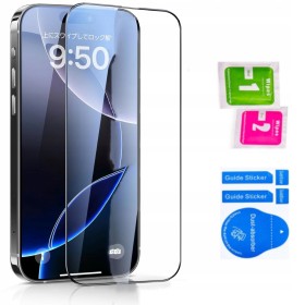 Etui Do iPhone 16 Pro +2szt Szkło 5D9H WZMACNIANE 360° do MAGSAFE bezbarwny