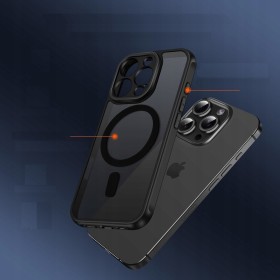 ETUI do IPHONE 16 Pro Max + 2x SZKŁO 5D 9H do Magsafe MATOWE WZMACNIANE 360