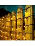 LAMPKI CHOINKOWE ŚWIATEŁKA CIEPŁE BIAŁE ~14m 200LED ZEW/WEWNĘTRZNE Z FLASH