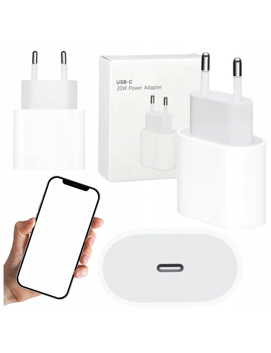 ŁADOWARKA 25W SZYBKA DO IPHONE USB-C SIECIOWA KOSTKA ZASILACZ 13 14 15 PRO