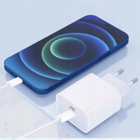 ŁADOWARKA 25W SZYBKA DO IPHONE USB-C SIECIOWA KOSTKA ZASILACZ 13 14 15 PRO