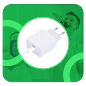 ŁADOWARKA 25W SZYBKA DO IPHONE USB-C SIECIOWA KOSTKA ZASILACZ 13 14 15 PRO