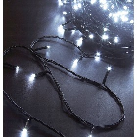 LAMPKI CHOINKOWE Z FLASH ŚWIATEŁKA 300 LED BIAŁE ZIMNE ZEWNĘTRZNE WEWNĘTRZNE