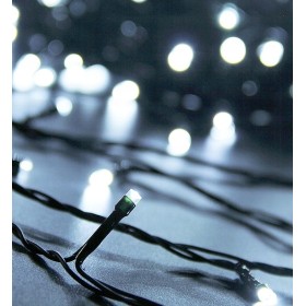 LAMPKI CHOINKOWE Z FLASH ŚWIATEŁKA 300 LED BIAŁE ZIMNE ZEWNĘTRZNE WEWNĘTRZNE