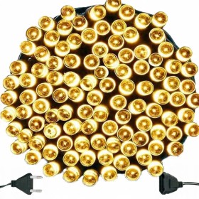 LAMPKI CHOINKOWE 500 LED 34m wewnętrzne Świąteczne Białe Ciepłe Światełka