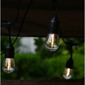 Girlanda Ogrodowa Świetlna 5M 10X Żarówka LED E27 sieciowe na Balkon IP65