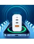 ŁADOWARKA SIECIOWA SZYBKA 65W GaN USB QC 2x USB-C UNIWERSALNA + KABEL USB C