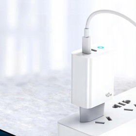 SZYBKA ŁADOWARKA USB-C 30W GaN QUICK CHARGE + KABEL USB-C MOCNA UNIWERSALNA