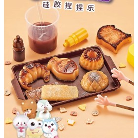 ZESTAW DO ROBIENIA GNIOTEK CUKIERNIA ANTYSTRESOWY SQUISHY DIY DLA DZIECI