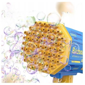 Duży BAZOOKA PISTOLET NA BAŃKI MYDLANE MASZYNA AUTOMAT DO BANIEK + PŁYN