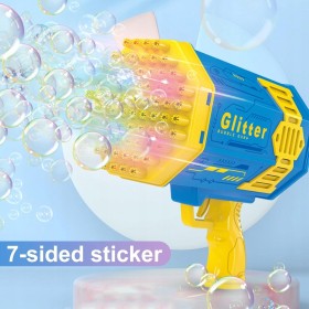 PISTOLET NA BAŃKI MYDLANE MASZYNA DO BANIEK MYDLANYCH BAZOOKA AUTOMAT +PŁYN