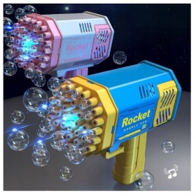 PISTOLET NA BAŃKI MYDLANE MASZYNA DO BANIEK MYDLANYCH BAZOOKA AUTOMAT +PŁYN