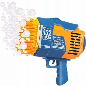 PISTOLET NA BAŃKI MYDLANE MASZYNA DO BANIEK MYDLANYCH BAZOOKA AUTOMAT +PŁYN