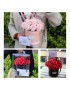 FLOWER BOX MYDLANE RÓŻE KWIATY BUKIET W PUDEŁKU PREZENT NA DZIEŃ WALENTYNKI 21RÓŻ