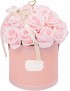 FLOWER BOX MYDLANE RÓŻE KWIATY BUKIET W PUDEŁKU PREZENT NA DZIEŃ WALENTYNKI 21RÓŻ