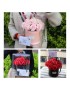 FLOWER BOX MYDLANE RÓŻE KWIATY BUKIET W PUDEŁKU PREZENT NA DZIEŃ WALENTYNKI 21RÓŻ
