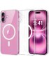 Etui Do iPhone 16 + 2szt Szkło 9D 9H WZMACNIANE 360° do MAGSAFE CLEAR CASE