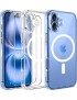 Etui Do iPhone 16 + 2szt Szkło 9D 9H WZMACNIANE 360° do MAGSAFE CLEAR CASE