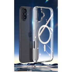 Etui Do iPhone 16 + 2szt Szkło 9D 9H WZMACNIANE 360° do MAGSAFE CLEAR CASE