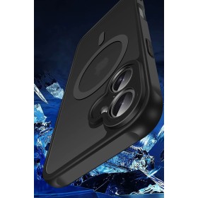 Etui do iPhone 16 + 2szt Szkło 9D 9H WZMACNIANE 360° do MagSafe MATT CASE