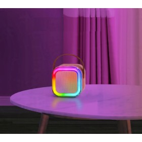 Mini Zestaw Do Karaoke 2szt Mikrofony + GŁOŚNIK BEZPRZEWODOWY DLA DZIECI