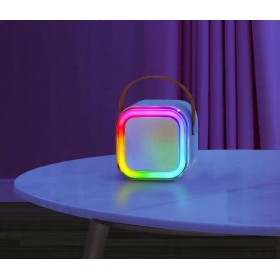 Mini Zestaw Do Karaoke 2szt Mikrofony + Głośnik Bezprzewodowy z Bluetooth