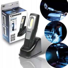 LATARKA AKUMULATOROWA LED ZE STACJĄ DOKUJĄCĄ PODWIESZANA TS1905