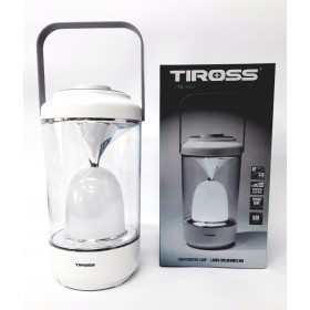 LAMPA KEMPINGOWA AKUMULATOROWA Z FUNKCJĄ POWERBANK TIROSS TS1982 BIAŁY