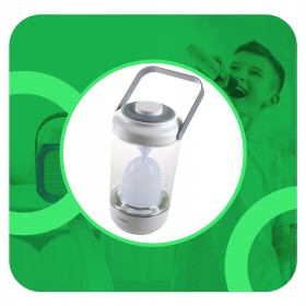 LAMPA KEMPINGOWA AKUMULATOROWA Z FUNKCJĄ POWERBANK TIROSS TS1982 BIAŁY