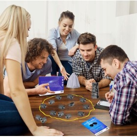 MAGNETYCZNA GRA W SZACHY 40Kulek WIĘKSZY KAMIENIE MAGNETYCZNE GRA ZESTAW