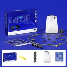 MAGNETYCZNA GRA W SZACHY 40Kulek WIĘKSZY KAMIENIE MAGNETYCZNE GRA ZESTAW