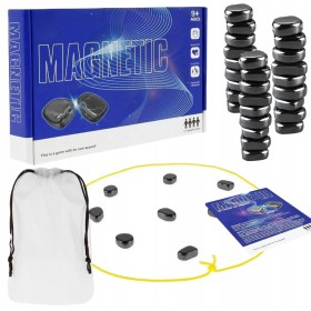MAGNETYCZNA GRA W SZACHY 40Kulek WIĘKSZY KAMIENIE MAGNETYCZNE GRA ZESTAW