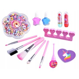 Zestaw do Makijażu Malowania Kosmetyki w Kuferku dla Dzieci Cienie Make UP