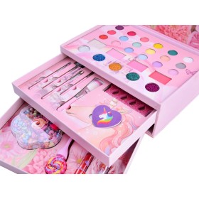 Zestaw do Makijażu Malowania Kosmetyki w Kuferku dla Dzieci Cienie Make UP